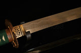 Clay Tempered Folded Steel Blade Hawk Tsuba Japanese Samurai Sword Katana - Handmade Swords Expert