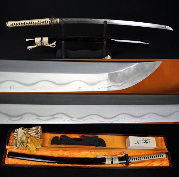 Authentic Handmade Japanese Samurai Sword Katana Kobuse Construction Blade - Handmade Swords Expert