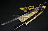 41"handmade Japanese Samurai Katana Kill Bill Sword Folded Steel Full Tang Blade - Handmade Swords Expert