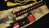 Clay Tempered Folded Steel Blade Ray Skin Saya Japanese Samurai Sword Katana - Handmade Swords Expert