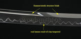 41" Japanese Samurai Katana Functional Sword Clay Tempered Unokubi-zukuri Blade - Handmade Swords Expert
