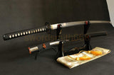 Clay Tempered Swords Folded Steel Full Tang Blade Japanese Samurai Sword - Handmade Swords Expert