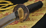 41" Hand Forged Japanese Samurai Sword Katana Folded Steel Full Tang Blade - Handmade Swords Expert