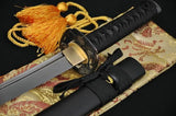Handmade 31" Japanese Samurai Sword Wakizashi Folded Steel Blade - Handmade Swords Expert