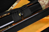 41" Handmade Japanese Samurai Ninja Sword Black Full Tang Hand Forged - Handmade Swords Expert