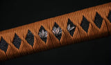 Folded Steel Full Tang Blade Japanese Samurai Katana Authentic Sword - Handmade Swords Expert